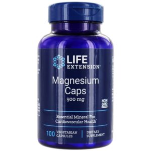 Comprar cápsulas de magnésio 500 mg. - cápsulas vegetarianas 100 life extension preço no brasil magnésio vitaminas e minerais suplemento importado loja 29 online promoção -