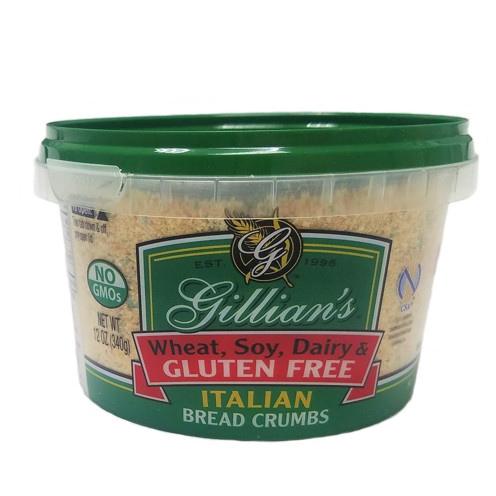 Migalhas de pão italiano sem glúten - 12 oz. Gillian's Foods