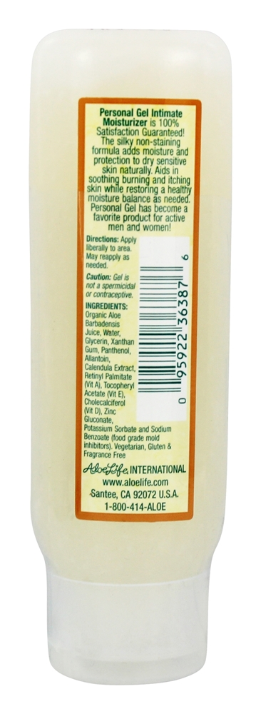 Lubrificante Gel Pessoal - 4 fl. oz. Aloe Life - Imagem 2