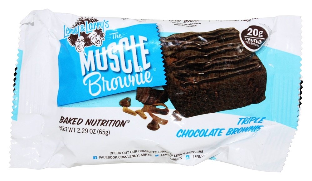 Brownie Muscle Triple Chocolate - 2.29 oz. Lenny & Larry's