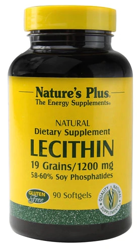 Nature's Plus Lecithin -- 1200 mg - 90 Softgels