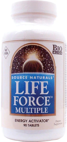 Source Naturals Life Force Múltiplo Sem Ferro - 90 Comprimidos