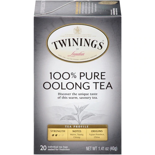 Chá Oolong Twinings 100% Puro - 20 Sachês (40g)