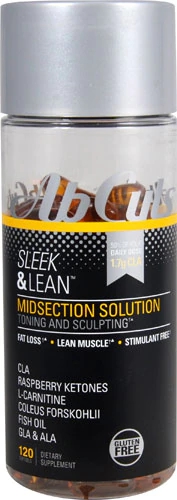 Ab Cuts Sleek & Lean Midsection Solution - Solução para Abdômen - 120 Softgels