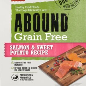 Ração Abound Grain Free Salmão e Batata Doce para Cães Adultos - 1.81 kg (4 lbs)