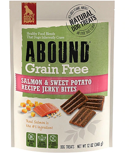 Biscoito Cão Abound Grain Free Salmão Batata Doce 340g - Saúde e Sabor