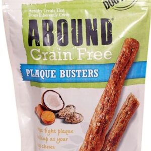 Abound Grain Free Plaque Busters - 8 Petiscos para Cães (Aprox. 227g)