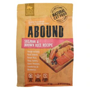 Ração Abound Natural para Gatos - Salmão e Arroz Integral - 1.59 kg