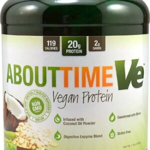 Proteína Vegana Chocolate About Time - 907g - Ganho Muscular e Recuperação