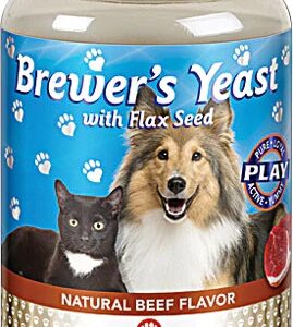 ActiPet Brewer's Yeast for Cats and Dogs Natural Beef & Garlic -- 90 Chewable Tablets