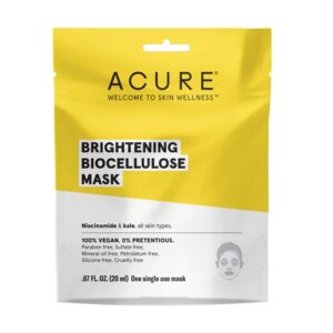 Comprar acure brightening biocellulose gel mask -- 1 mask preço no brasil beauty & personal care exfoliation facial masks facial skin care suplementos em oferta suplemento importado loja 35 online promoção -