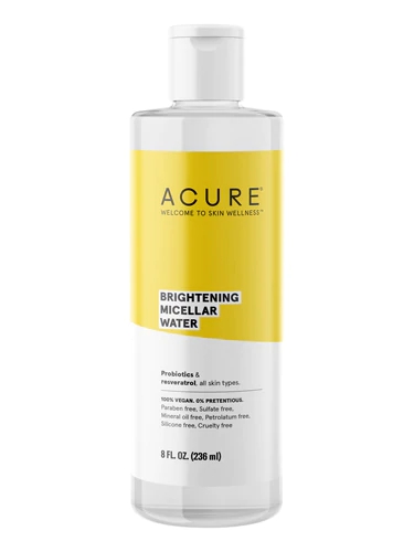 Acure Água Micelar Clareadora 237ml - Revitalize Sua Pele