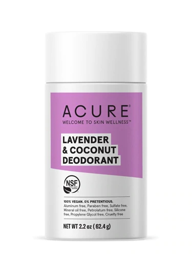 Desodorante Acure Lavender & Coconut 64g - Aloe Vera e Karité Natural