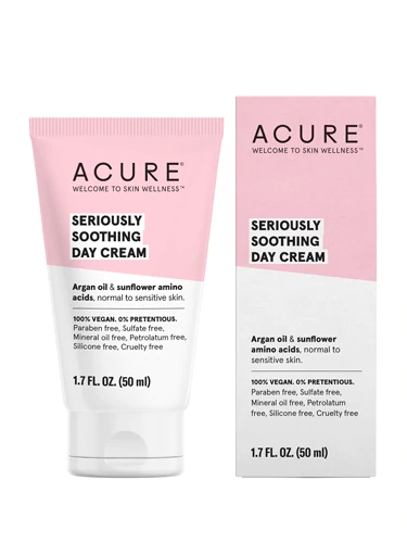 Acure Seriously Soothing Day Cream 50ml: Hidratação Profunda e Calma para a Pele
