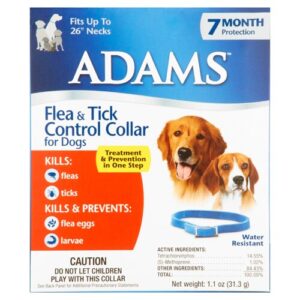 Comprar adams flea & tick control collar for dogs -- 1. 1 oz preço no brasil dog flea & tick flea and tick powders & sprays pet health suplementos em oferta suplemento importado loja 35 online promoção -