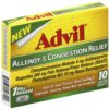 Comprar advil allergy & congestion relief -- 10 coated tablets preço no brasil bean soup food & beverages soups suplementos em oferta suplemento importado loja 5 online promoção -