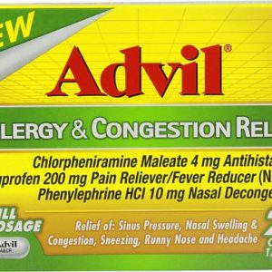 Comprar advil allergy and congestion relief -- 20 coated tablets preço no brasil allergy & sinus support medicine cabinet sinus suplementos em oferta suplemento importado loja 39 online promoção -