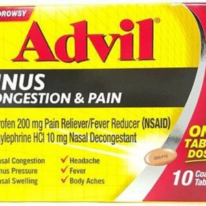 Comprar advil sinus congestion & pain -- 10 coated tablets preço no brasil allergy & sinus support medicine cabinet sinus suplementos em oferta suplemento importado loja 77 online promoção -