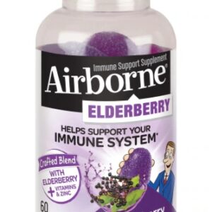 Airborne Gomas de Suporte Imunológico Sabor Sabugueiro - 60 Gomas