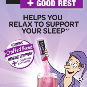 Airborne Plus Good Rest Imunidade Sabor Very Berry - 16 Sachês