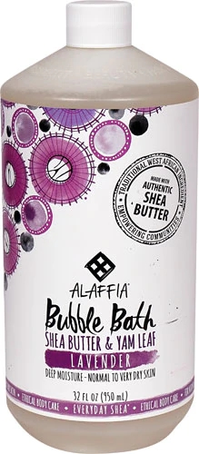 Alaffia Bubble Bath Lavender -- 32 fl oz