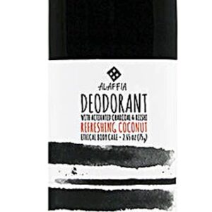 Desodorante Alaffia Carvão Ativado & Cogumelo Reishi Coco Refrescante 75g