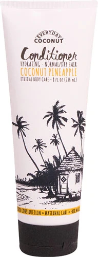 Condicionador Hidratante Alaffia Everyday Coconut Abacaxi 237ml - Cabelos Macios e Brilhantes
