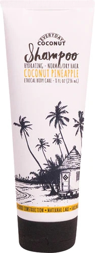 Shampoo Hidratante Alaffia Everyday Coconut Abacaxi Coco 237ml - Cabelos Macios e Brilhantes