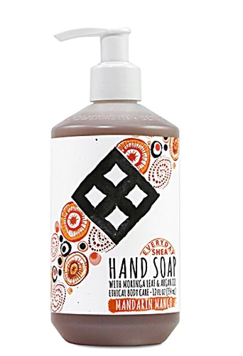 Sabonete Líquido Alaffia Everyday Shea Mandarina Manga 355ml - Limpeza e Hidratação Suave