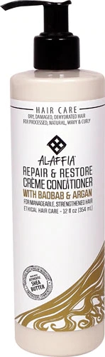 Alaffia Repair & Restore Condicionador Creme Reparador e Restaurador 355ml