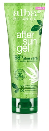 Alba Botanica Gel Pós-Sol Aloe Vera 237ml - Hidratação e Alívio Refrescante