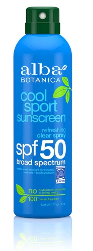 Alba Botanica Protetor Solar Spray Clear Sport SPF 50 - 177ml Refrescante