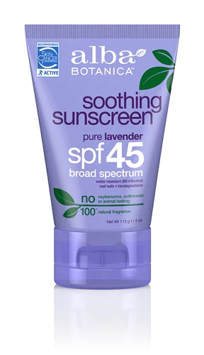 Protetor Solar Alba Botanica SPF 45 Lavanda Pura 118ml - Pele Calma e Protegida