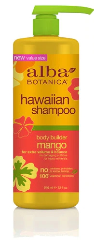 Alba Hawaiian Shampoo Body Builder Manga - 946ml: Volume e Vitalidade para seus Cabelos
