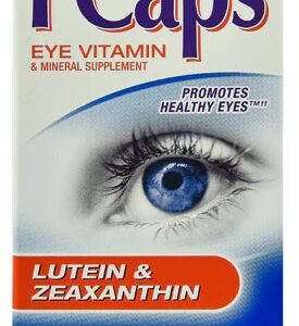 Alcon I Caps Eye Vitamin and Mineral Supplement Lutein & Zeaxanthin Formula -- 120 Coated Tablets