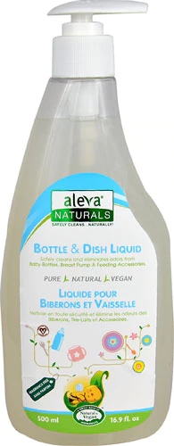 Detergente Líquido Aleva Naturals Sem Fragrância 500ml - Limpeza Segura para Mamães e Bebês