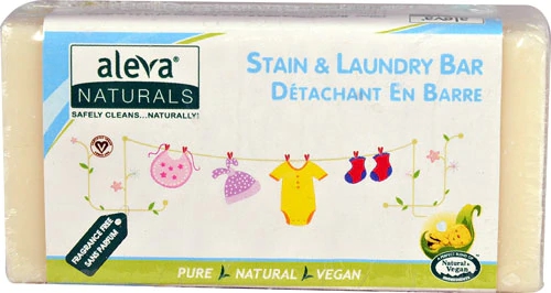 Sabão em Barra Aleva Naturals Sem Fragrância para Roupas e Manchas - 219g
