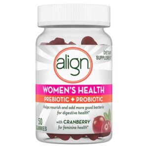 Comprar align women's health prebiotic + probiotic cranberry -- 50 gummies preço no brasil probiotics probiotics for women suplementos em oferta vitamins & supplements suplemento importado loja 65 online promoção -