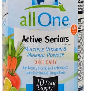 All One Nutritech Active Seniors Multivitamínico e Mineral em Pó Sabor Natural - 150g