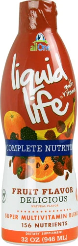 All One Nutritech Liquid Life Multivitamínico Completo Frutas 946ml