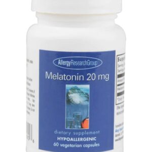 Allergy Research Group Melatonina 20mg - 60 Cápsulas Vegetarianas