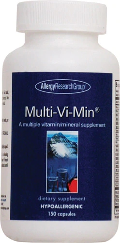 Allergy Research Group Multi-Vi-Min - 150 Cápsulas: Suporte Nutricional Completo
