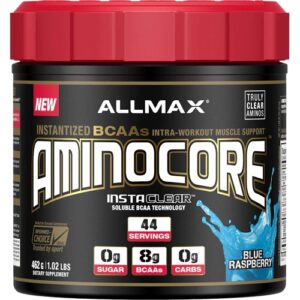 Comprar allmax nutrition aminocore™ blue raspberry -- 1. 02 lbs preço no brasil amino acids bcaa's sports & fitness suplementos em oferta suplemento importado loja 21 online promoção -