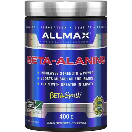 Beta Alanina ALLMAX Nutrition 396g - Máximo Desempenho e Resistência Muscular