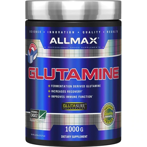 ALLMAX Nutrition Glutamina em Pó - 992g - Pura L-Glutamina para Recuperação Muscular e Imunidade