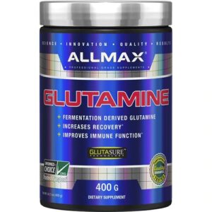 ALLMAX Nutrition Glutamina em Pó 400g - Recuperação Muscular e Imunidade