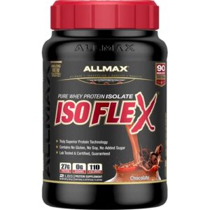 ALLMAX Nutrition IsoFlex Pure Whey Protein Isolate Chocolate -- 2 lbs