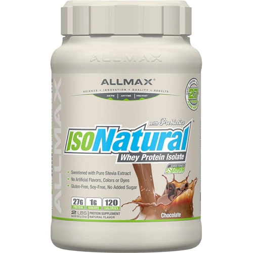 ALLMAX Nutrition IsoNatural Whey Protein Isolado Chocolate 907g