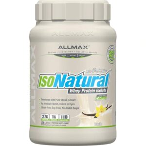 Comprar allmax nutrition isonatural™ whey protein isolate vanilla -- 2 lbs preço no brasil protein powders sports & fitness suplementos em oferta whey protein whey protein isolate suplemento importado loja 55 online promoção -