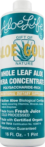 Aloe Life Aloe Gold - Suco de Aloe Vera Puro 473ml